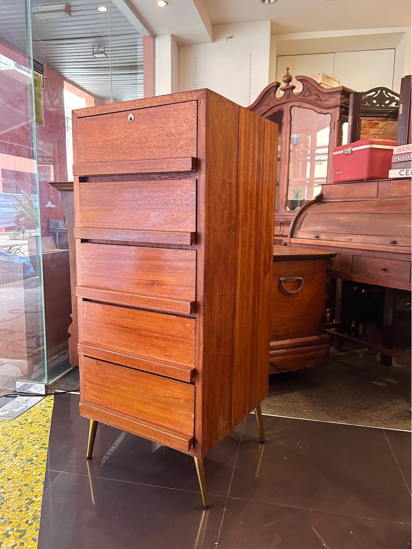 Solid wood tall boy outlet dresser