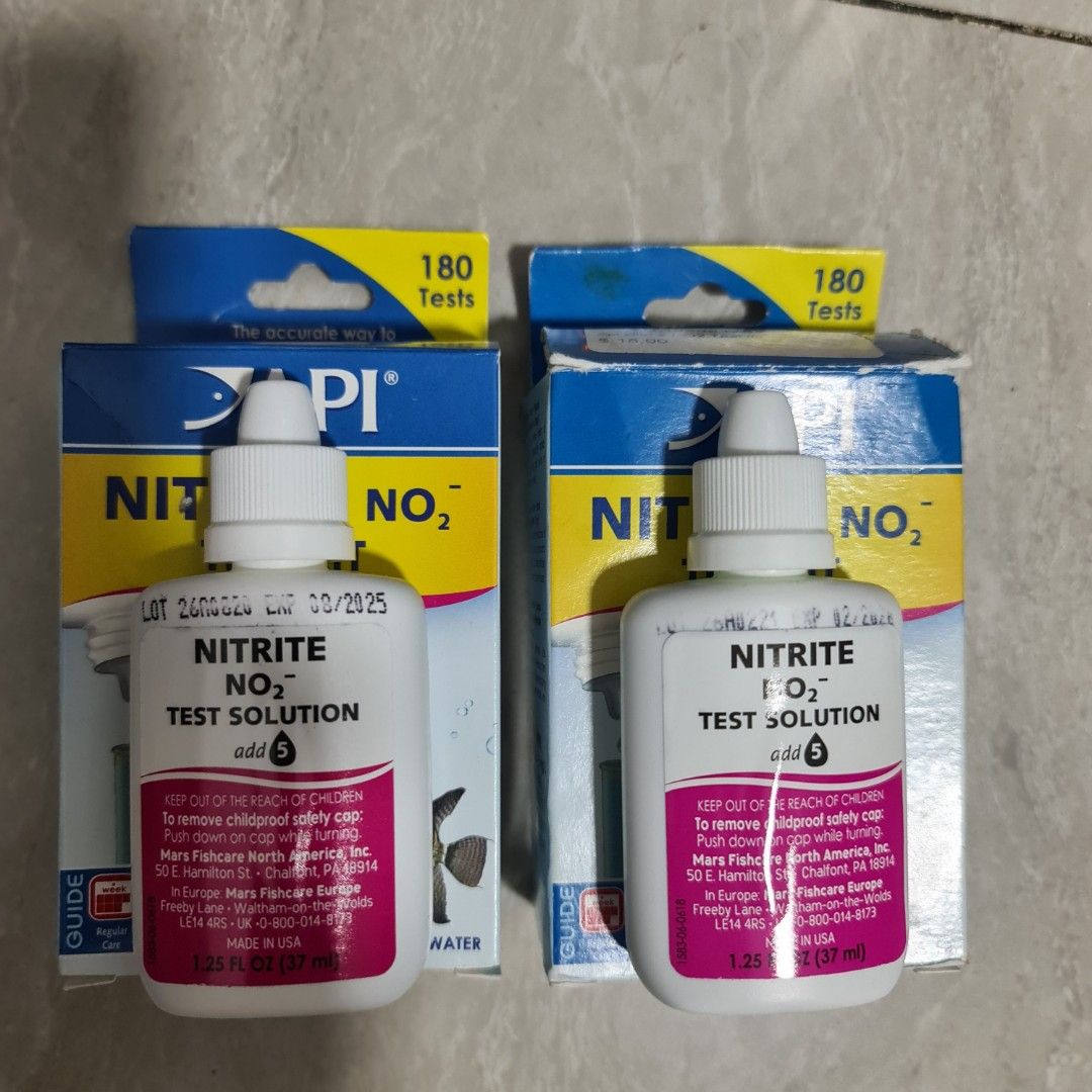 Api nitrite test kit pet supplies homes other pet accessories on