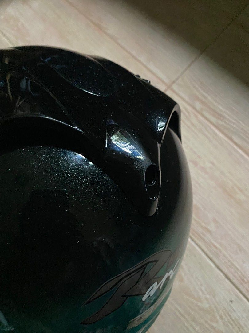 Arc helmet 2 tone Emerald Green, Motorcycles, Motorcycle Apparel on