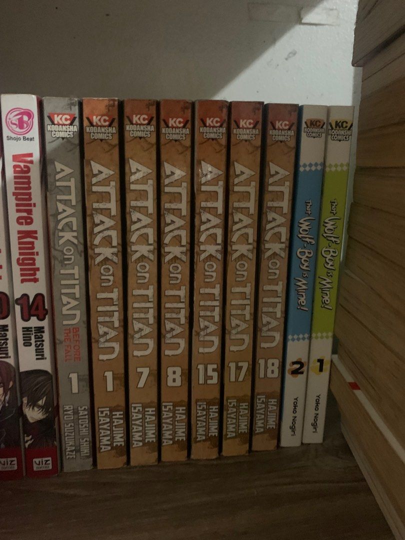 ATTACK ON TITAN MANGA SET (Category: Comics & Manga) located in Angeles City. Submitted by chubbyneko (Listing ID 1226613710, Image 1). Description: Sold as set only.