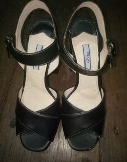 authentic 5 inches tall prada shoes