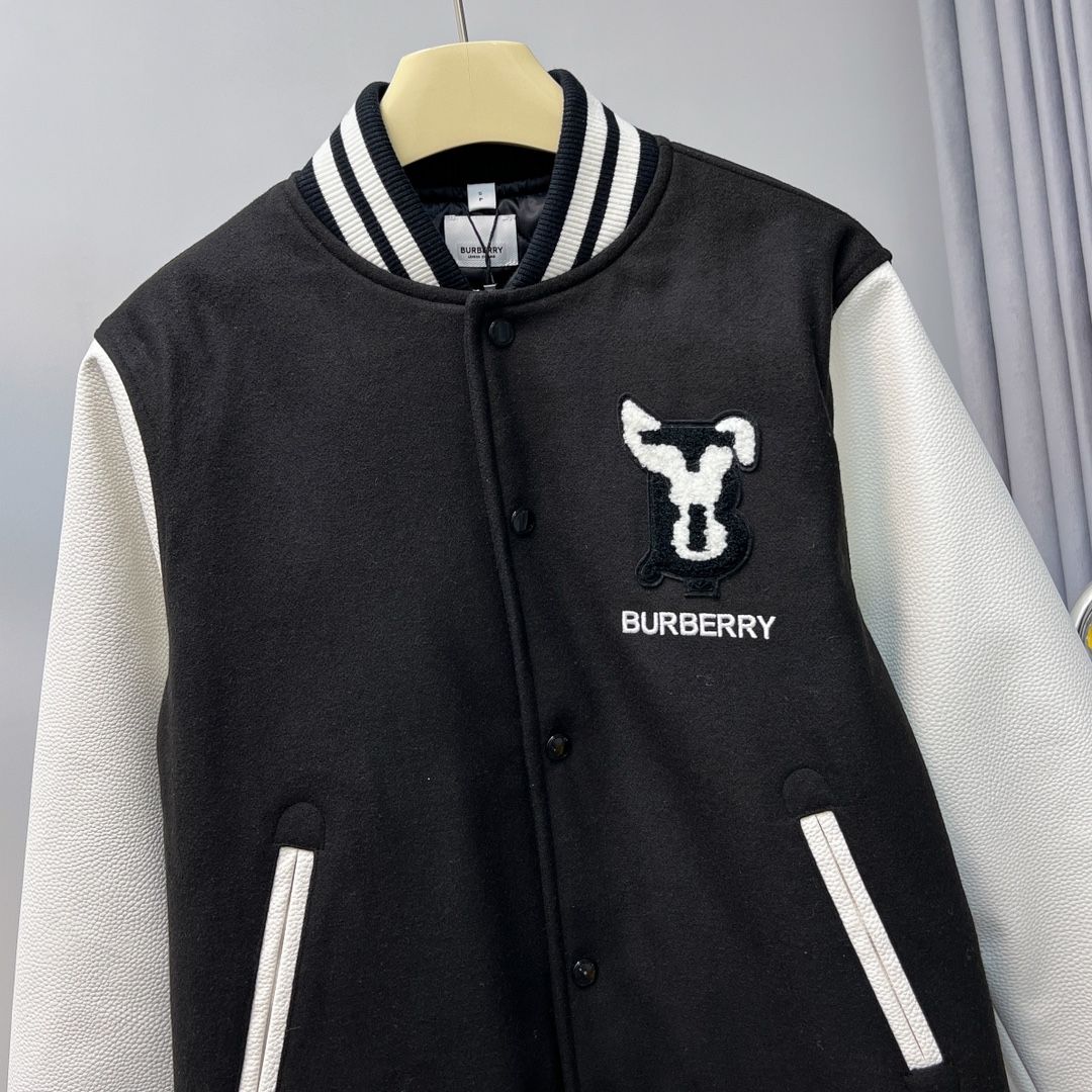 Burberry baseball jacket new arrivals