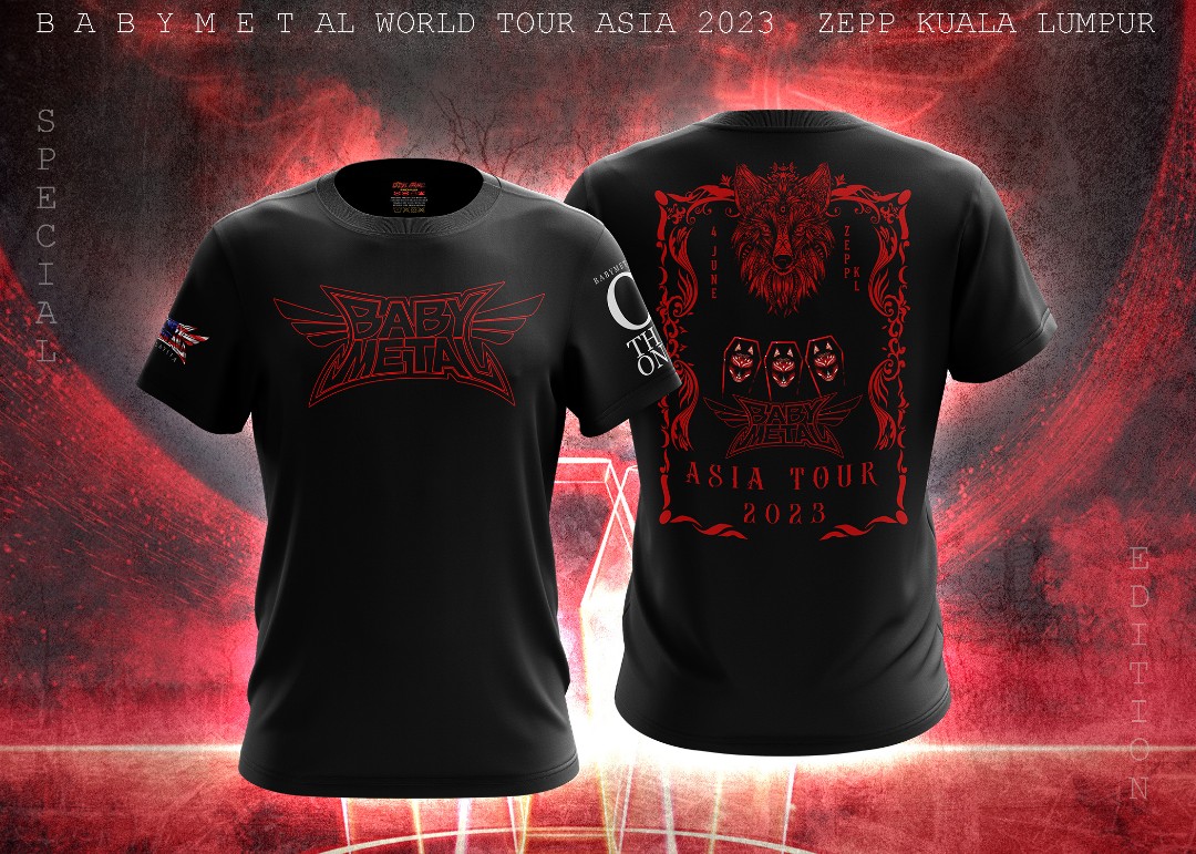 特価ブランド BABYMETAL 2023アジアツアー Tシャツ 3種セット XXL