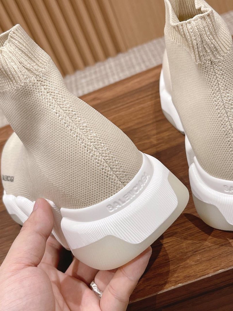 Balenciaga speed trainer best sale nude