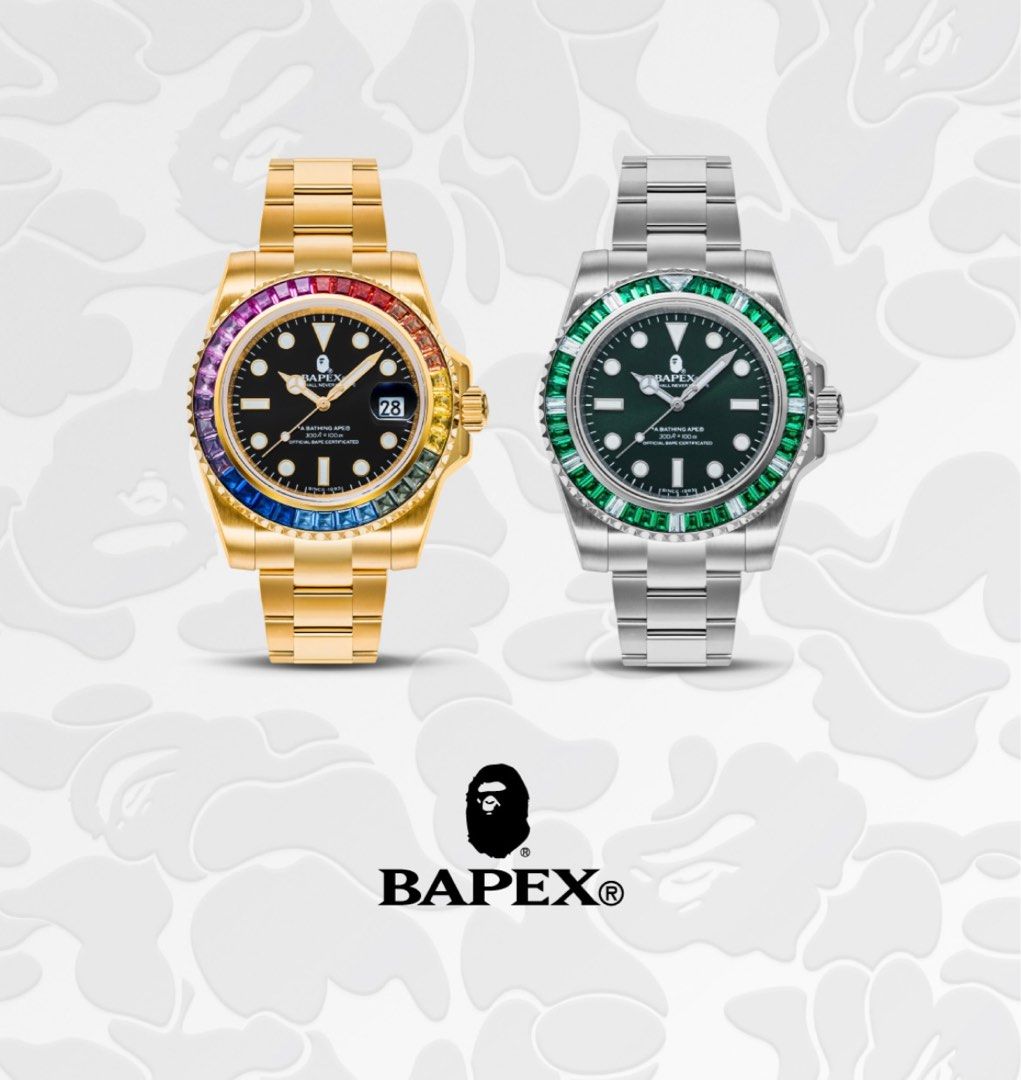 BAPE Rolex Bamford Watch Daytona and GMT Models