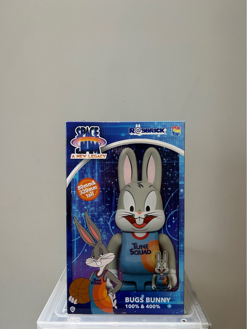 Bearbrick x Space Jam: A New Legacy Rabbrick Bugs Bunny 100% & 400