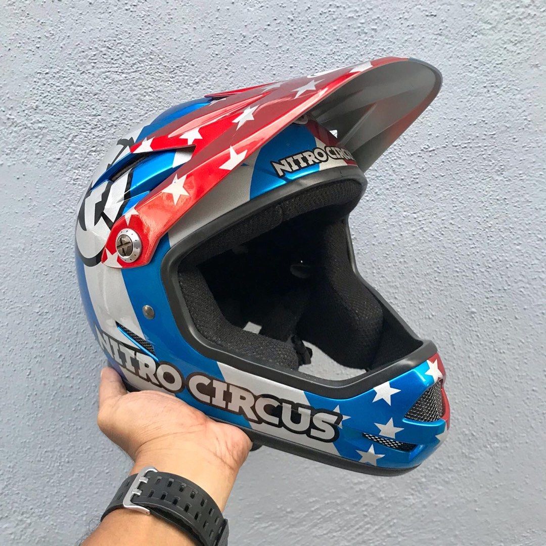 bell sanction nitro circus full face helmet Sports Equipment Bicycles Parts Bicycles on Carousell