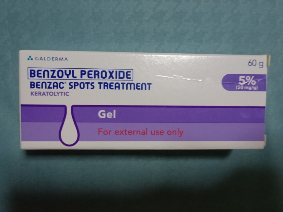 Benzoyl peroxide, Beauty & Personal Care, Face, Face Care on Carousell