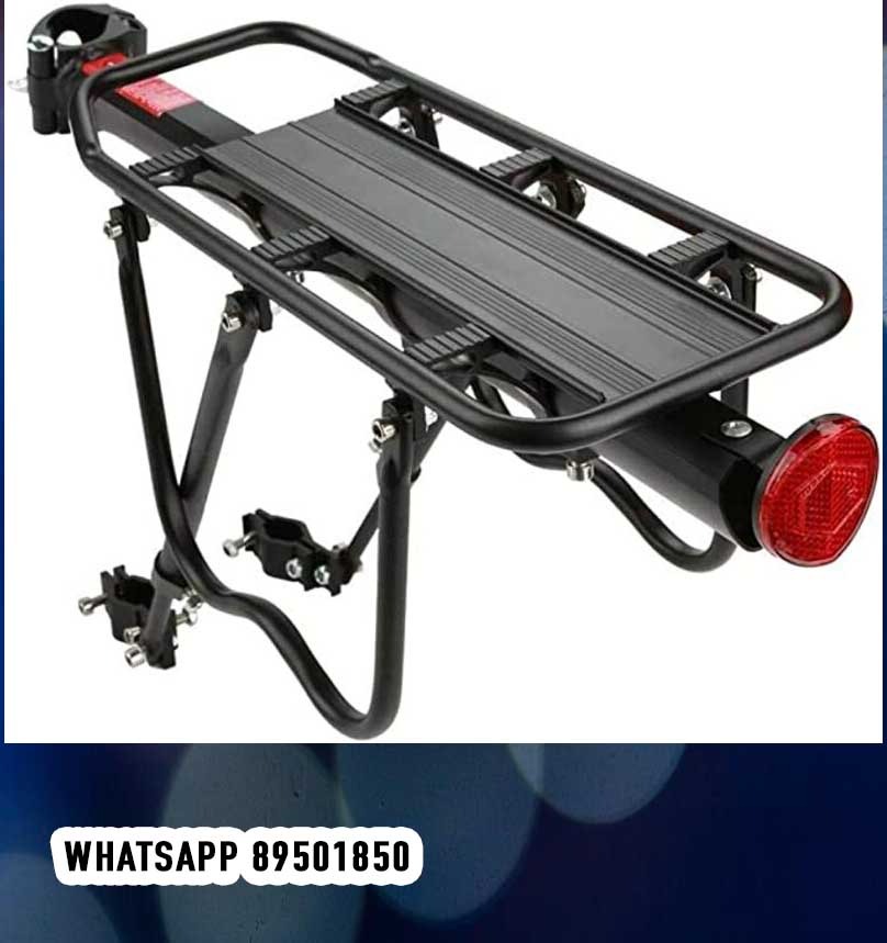 Bicycle Luggage Carrier, Powerful 50kg/110lb High Load High Strength