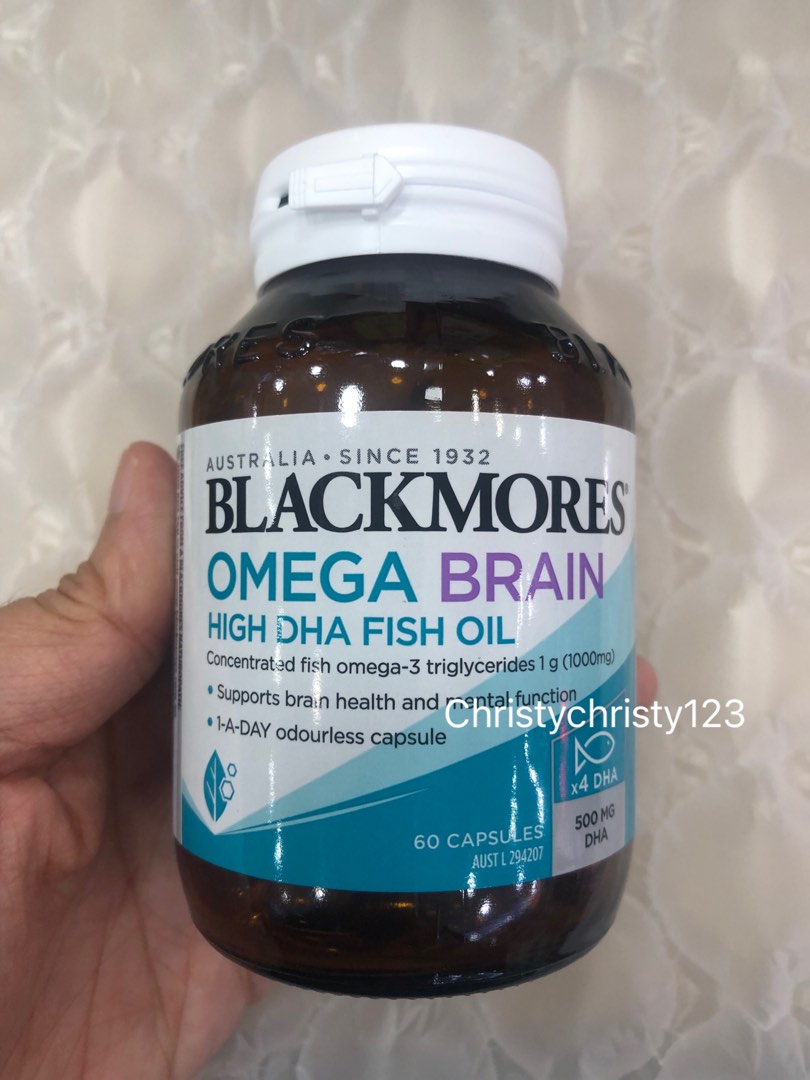 現貨60粒) ~BLACKMORES 健腦配方高濃度深海魚油-兒童及成人(Blackmores