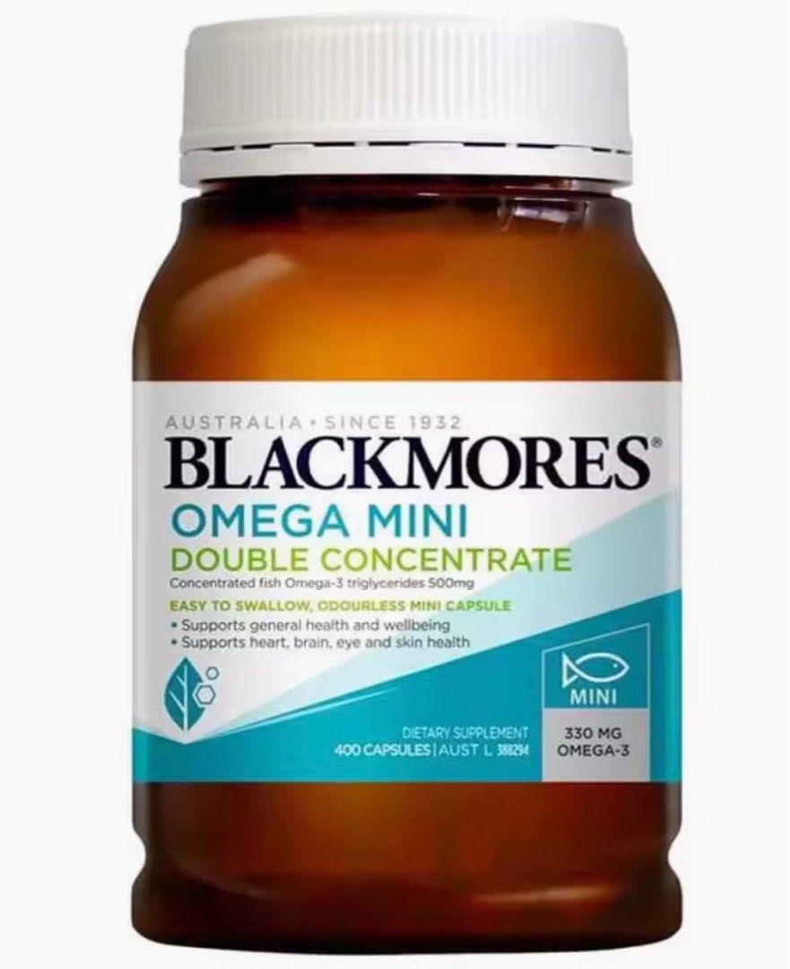 Blackmores Omega Mini Double Concentrate Capsules 400 pack