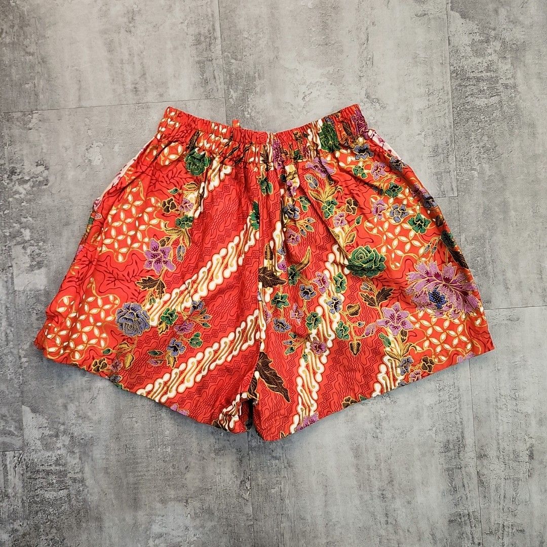 Red discount designer shorts