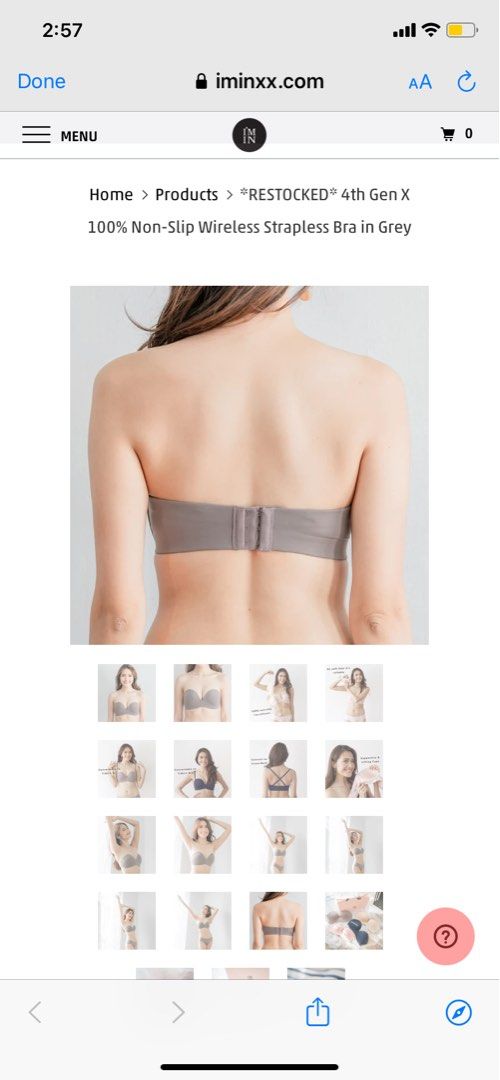 5th Gen 100% Non-slip Strapless Bra Tagged 32C/70C