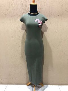 Bodycon army dress