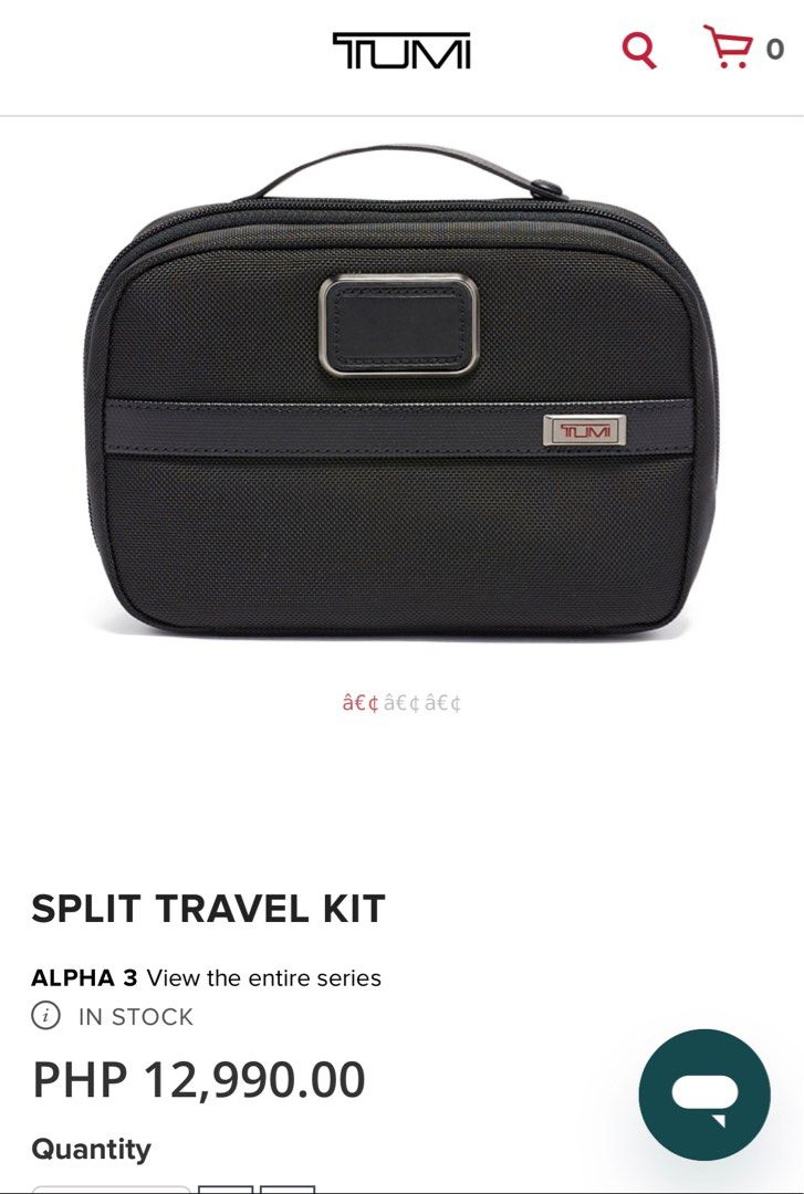 Tumi Split Travel Kit