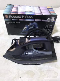 Branded Russell Hobbs Digital Supreme Garment Steam Flat Iron