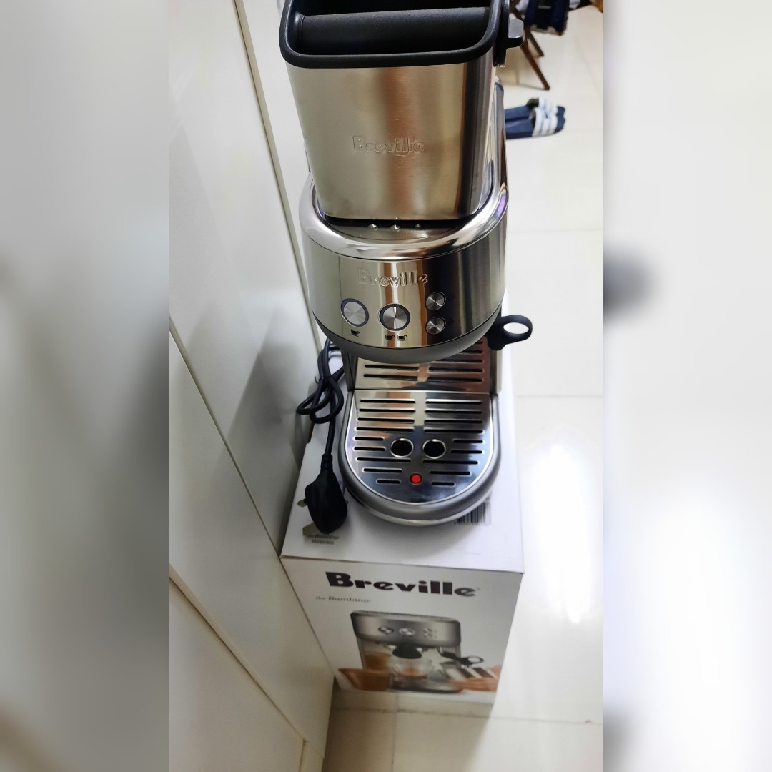 Breville 咖啡機Espresso Coffee Machine BES450 連新敲粉盒, 家庭電器