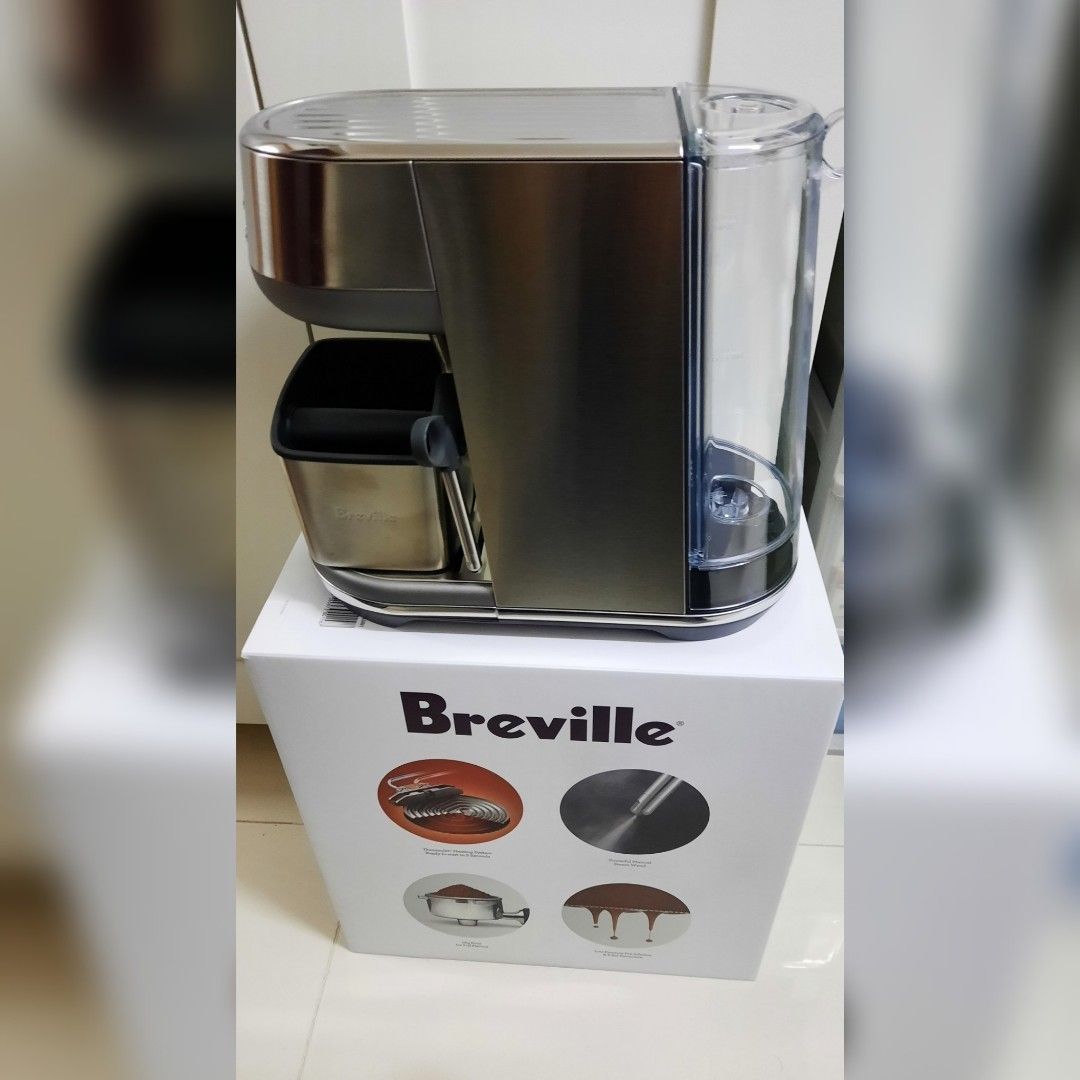 Breville 咖啡機Espresso Coffee Machine BES450 連新敲粉盒, 家庭電器