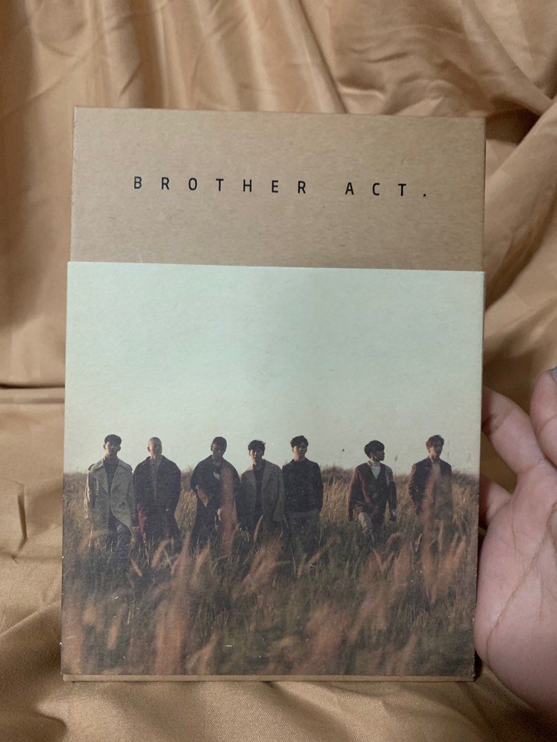BTOB Brother Act Album (Category: CDs & DVDs) located in Pasay City. Submitted by phenlene (Listing ID 1226655196, Image 1). Description: Brother Act - authentic! there is authentication sticker on back of album - includes: photobook, CD (lightly used) - open to price negotiation 👀.