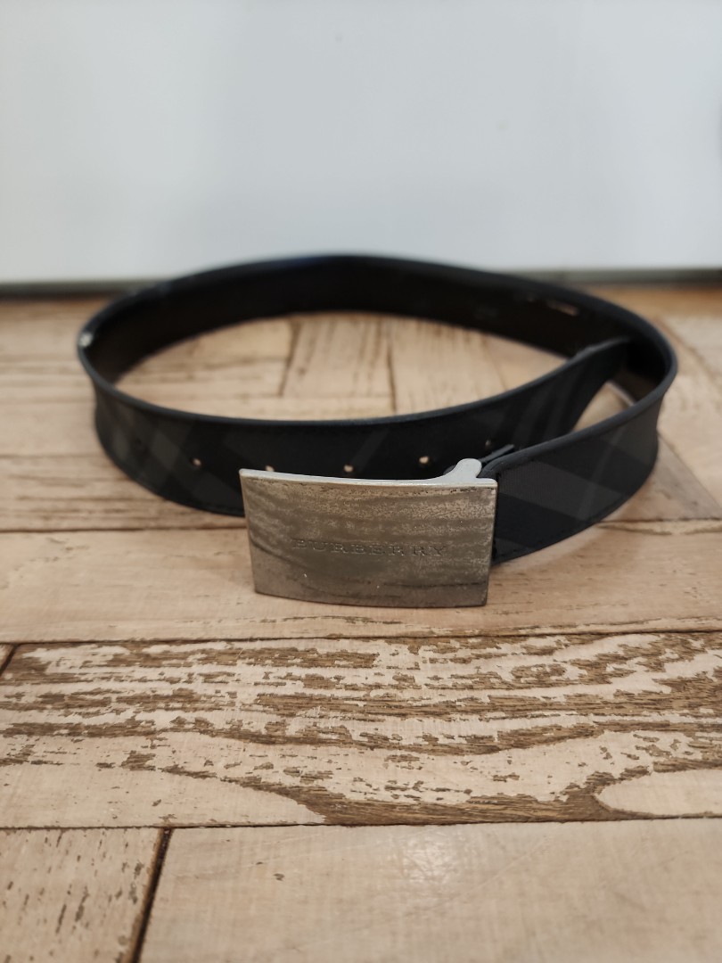 burberry black label london leather belt vintage vtg og RRL WIP Y2K white,  Men's Fashion, Watches & Accessories, Belts on Carousell