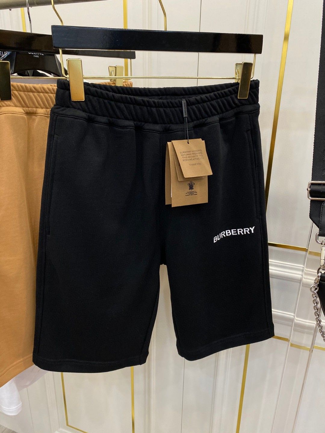Burberry online shorts embroidered