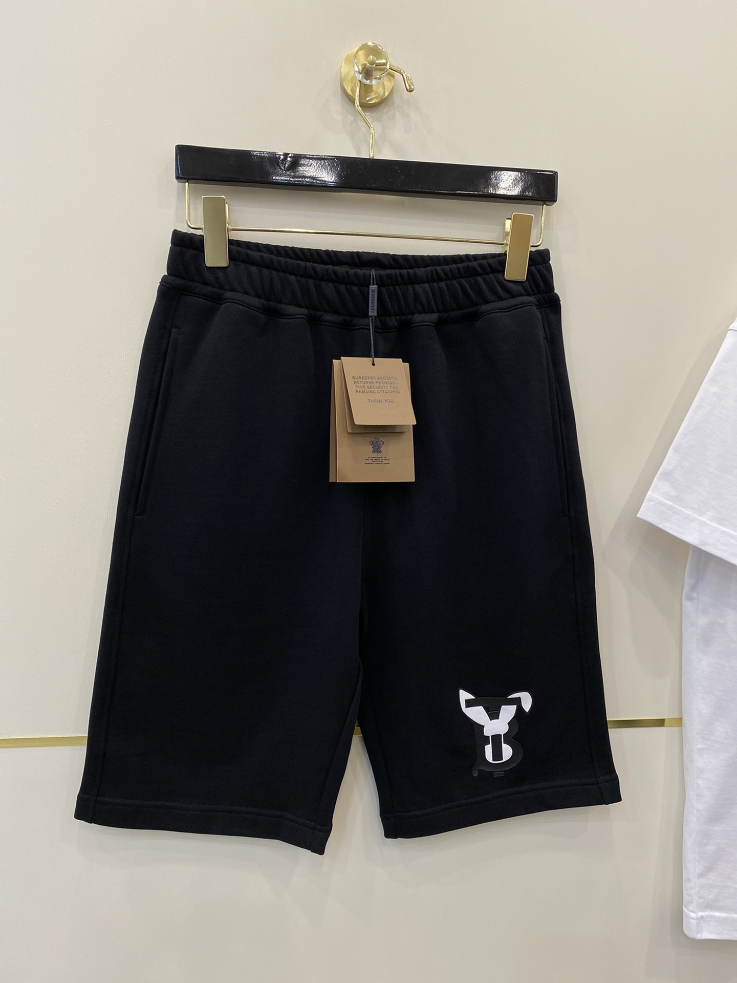 Burberry shorts mens gold sales