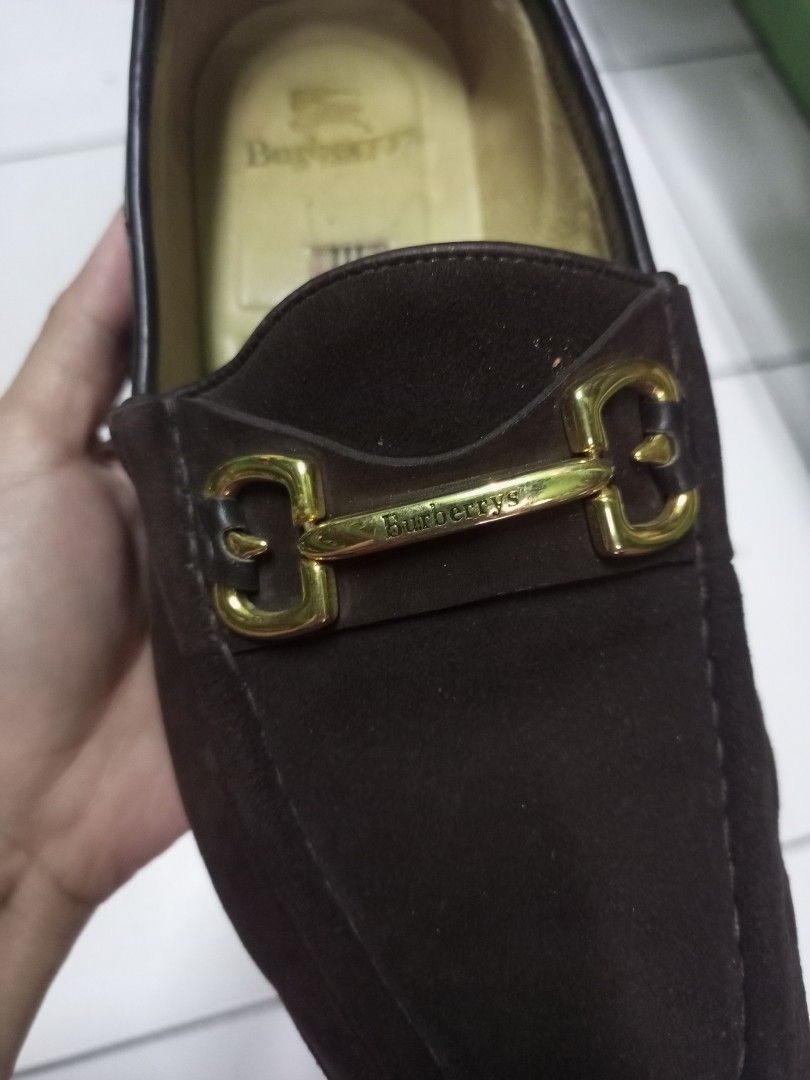 Burberry deals loafers sale