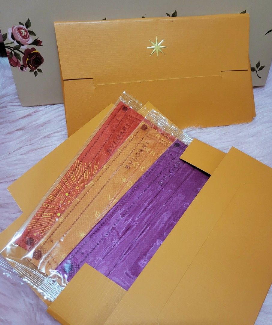 Bvlgari Gift face mask set of 3pcs, Women