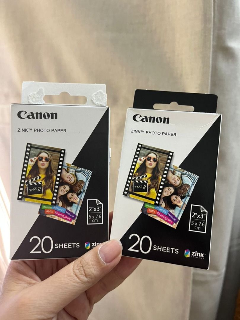 Canon 2x3” Zink Photo Paper Pack (20 sheets)