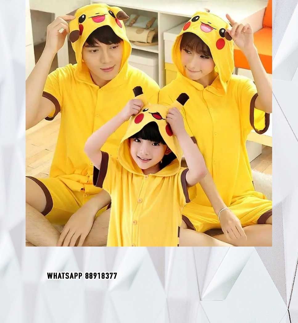 Cartoon Onesie Flannel Pajamas Women Men Tiger Pink Kitty Totoro