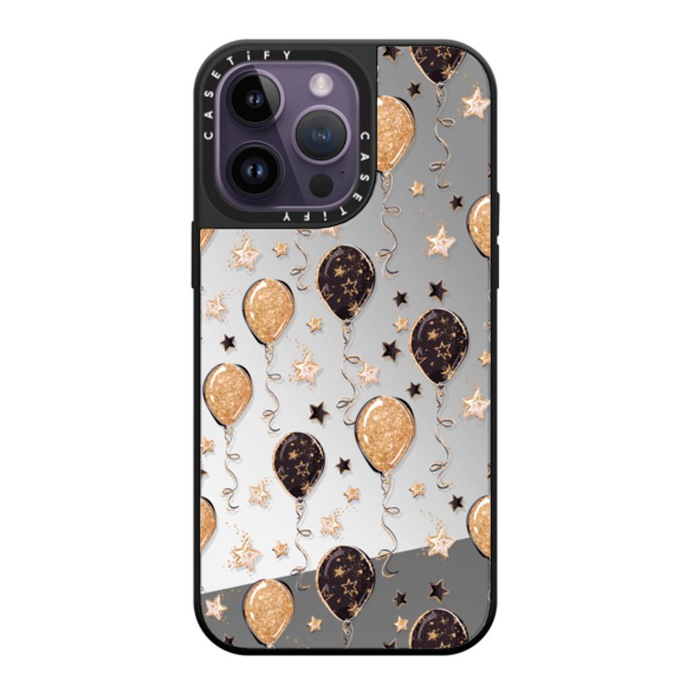 Coque Casetify IPhone 15 Pro Max – Bleu Pastel Motif Papillon Floral Vintage