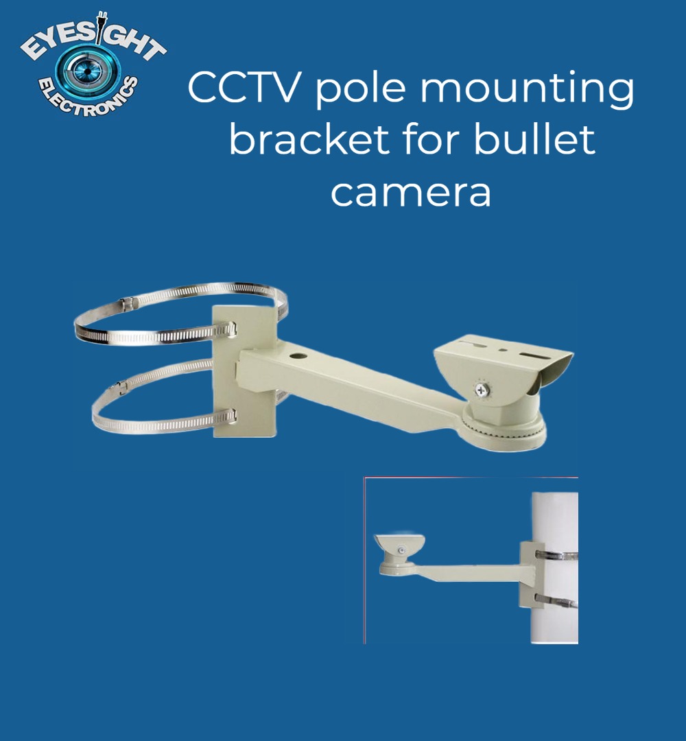 CCTV pole mounting bracket for bullet camera0 on Carousell