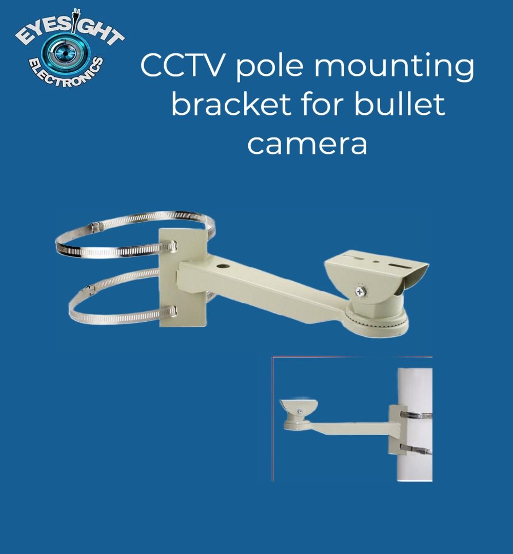 CCTV pole mounting bracket for bullet camera0 on Carousell
