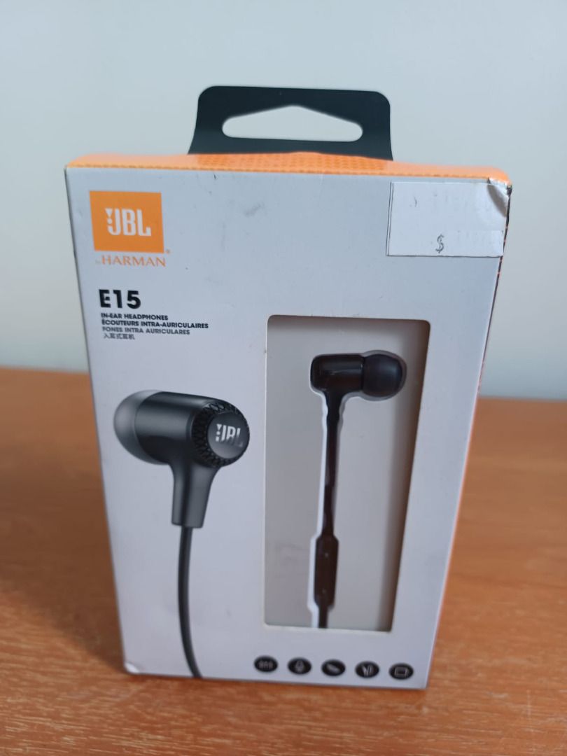 CLEARANCE JBL E15 BLACK EARPHONE Audio Earphones on Carousell
