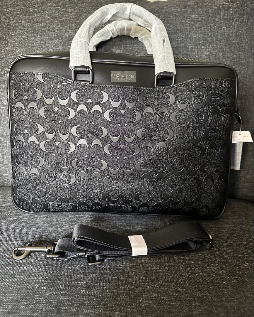 Coach laptop bag, Barang Mewah, Tas & Dompet di Carousell