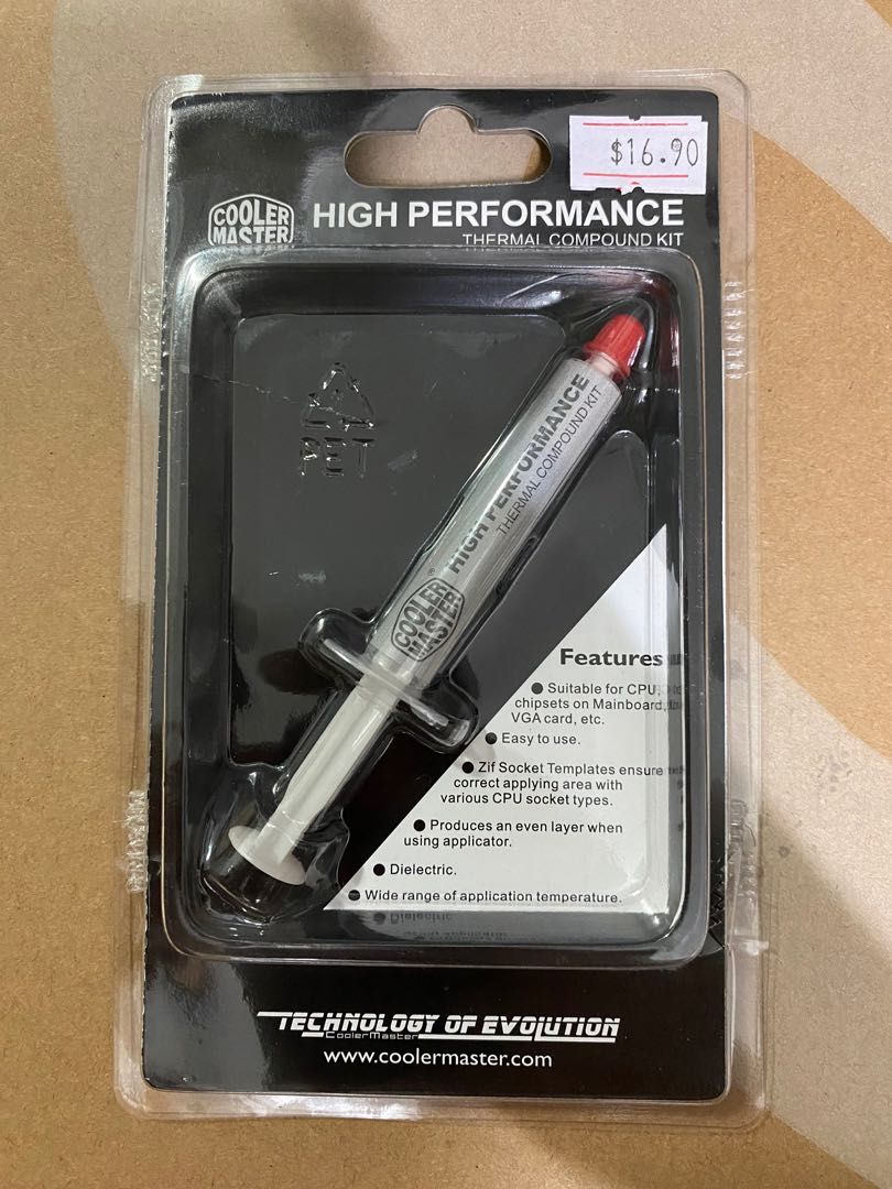 Cooler Master HTK002 Thermal paste, Computers & Tech, Parts