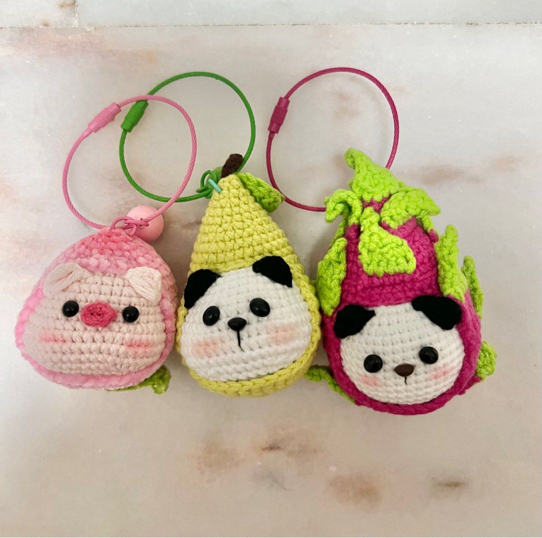 Fruit keychain clearance