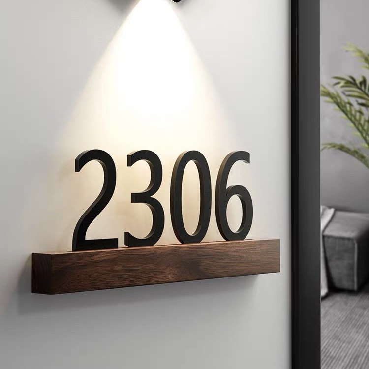Customised Unit Sign Customised door sign/unit number signage ...