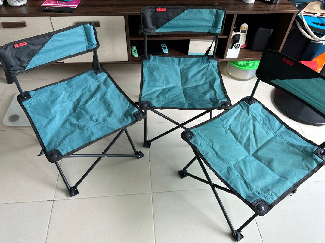 Decathlon Chair 3pcs, Sports Equipment, Hiking & Camping on Carousell