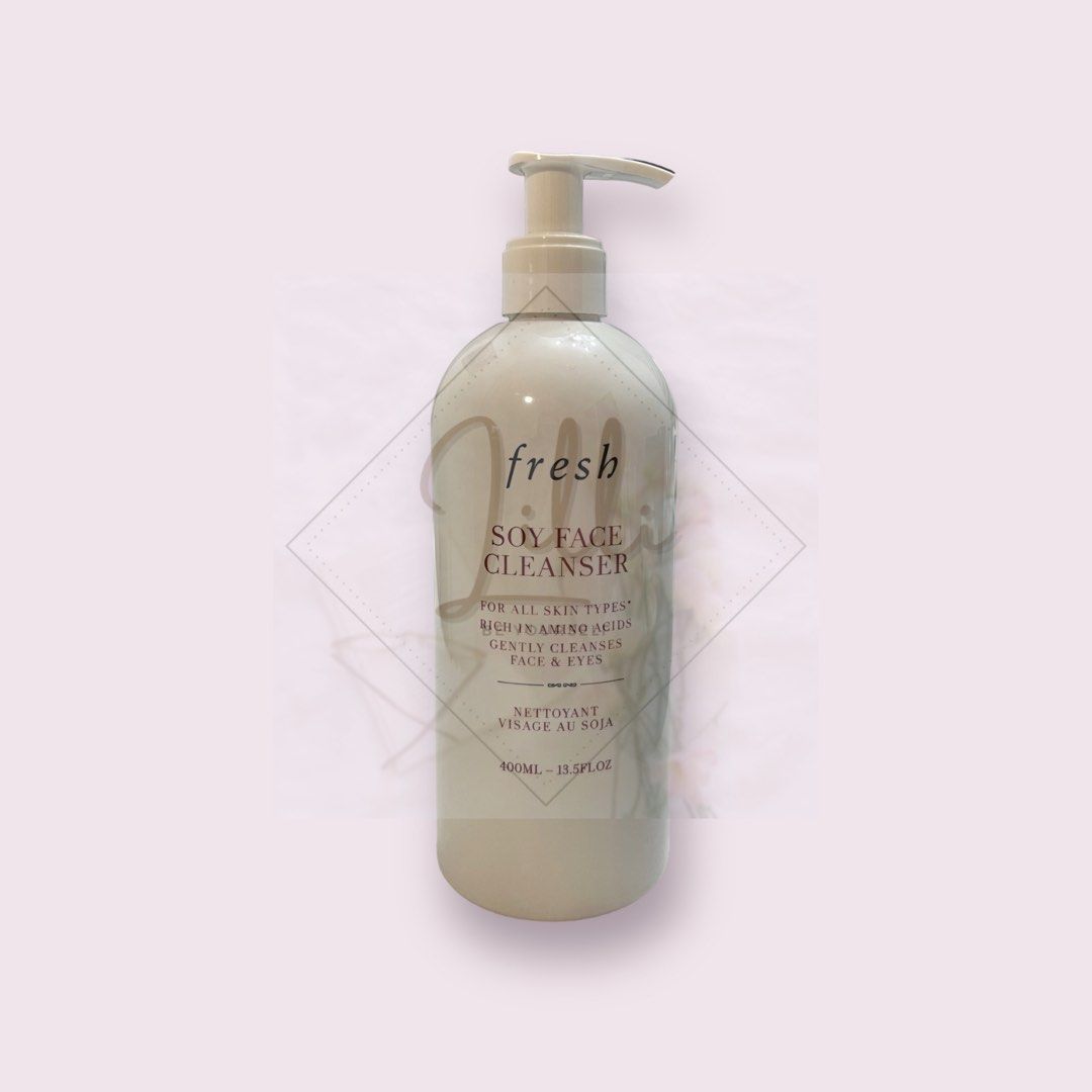 現貨正貨🌟DFS/CDF‼️] Fresh 大豆卸妝潔面乳Soy PH-Balanced Hydrating Face Wash Jumbo  (400ml), 美容＆個人護理, 健康及美容- 皮膚護理, 面部- 面部護理- Carousell