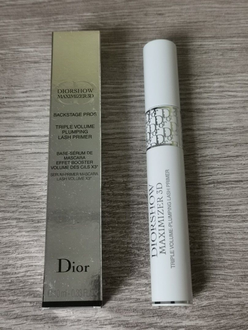 Dior Diorshow Maximizer 3D Triple Volume Plumping Lash Primer 778 Pro  Mahogany and 082 Pro Anthracite Mascara  Review and Comparison  Spill  the Beauty