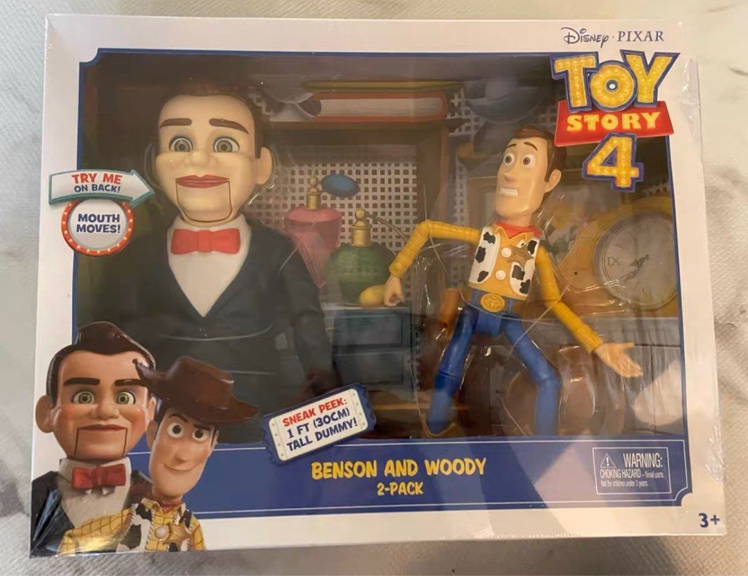 DISNEY TOY STORY 4 BENSON AND WOODY 2 PACK