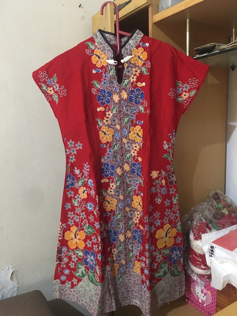 Batik cheongsam wanita cheap