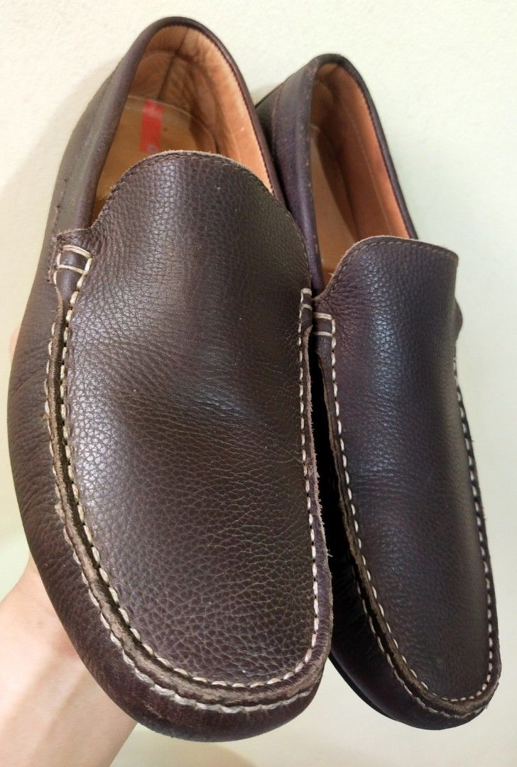 Duchini men s brown leather casual shoes Men s Fashion Footwear
