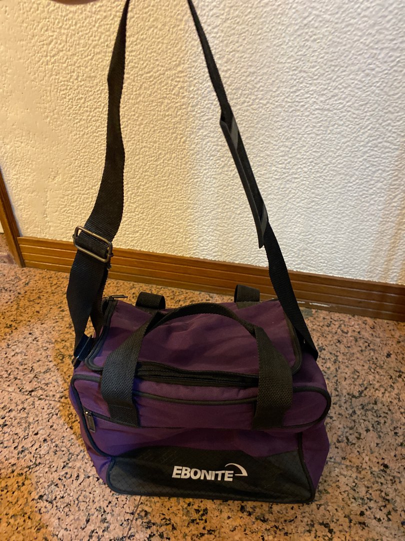 Ebonite 1 ball bowling bag with sling , Sports Equipment, Sports