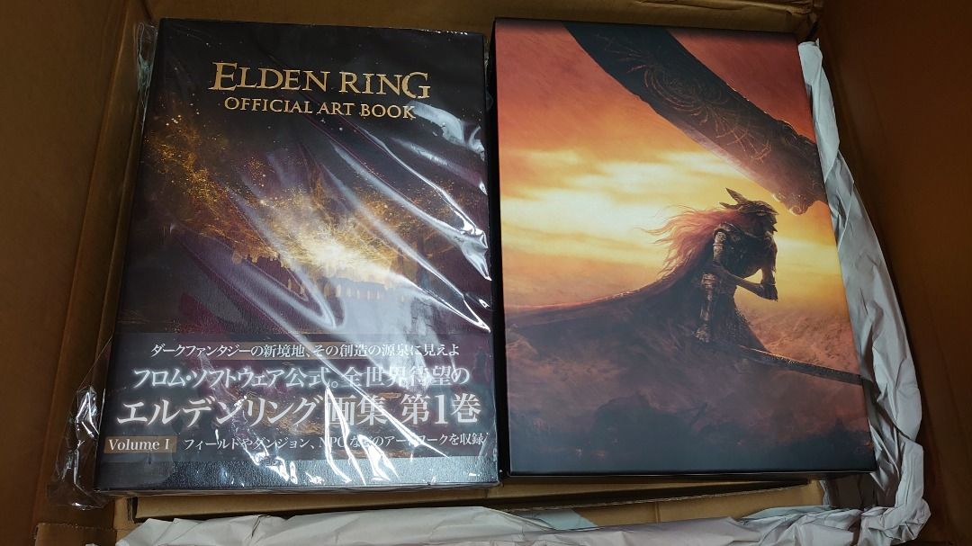 ELDEN RING OFFICIAL ART BOOK Volume I & II (エルデンリング.アートブック Volume I & II).  Total : 816 pages. 