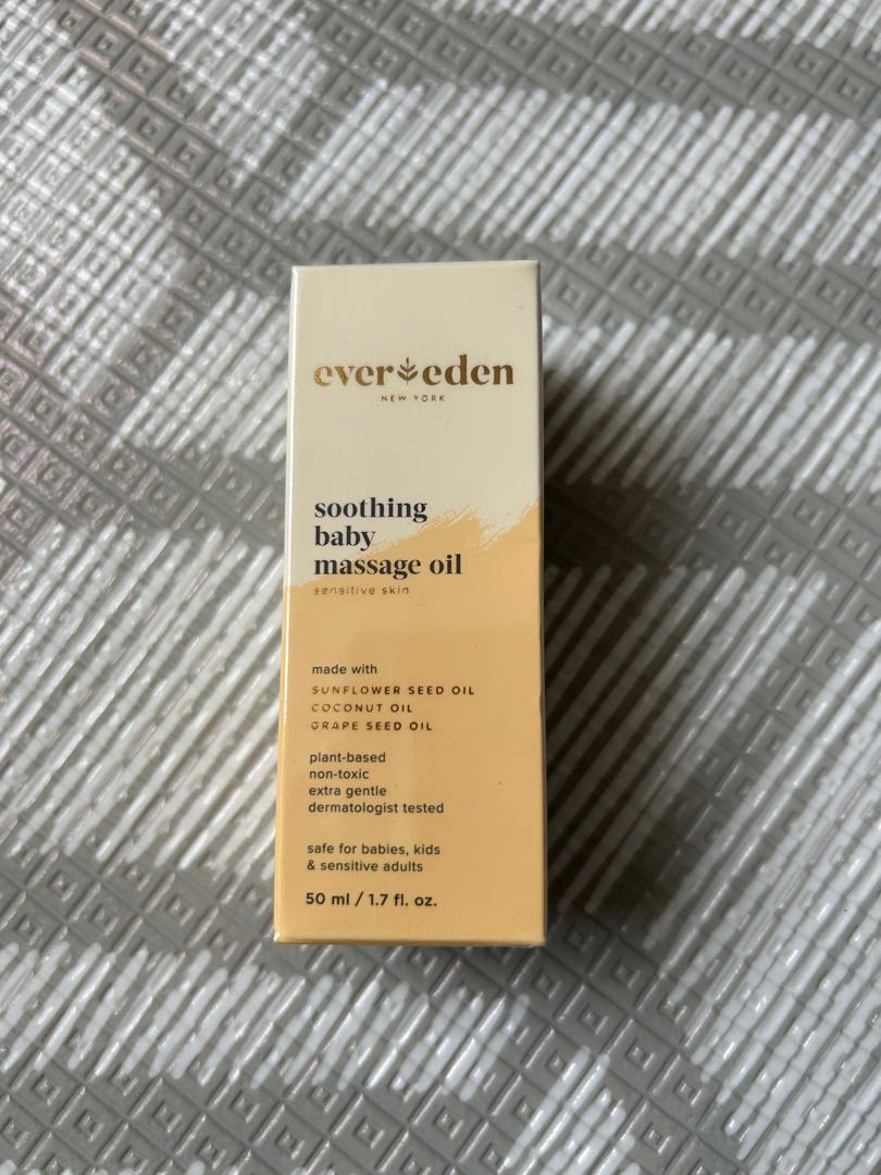 Evereden baby massage oil 50ml, 兒童＆孕婦用品, 洗澡及換尿片, 洗澡及換尿片 其他用品 Carousell