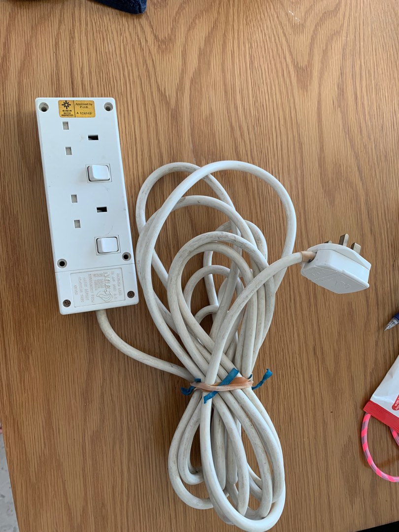 Extension Cord, TV & Home Appliances, Electrical, Adaptors & Sockets on