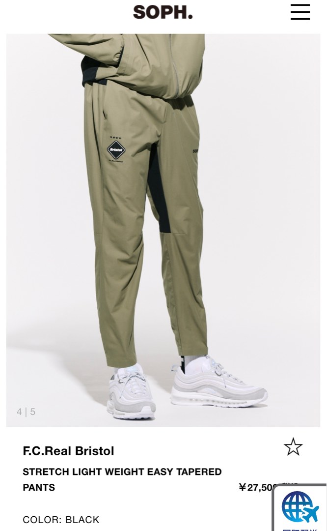 F.C.Real Bristol STRETCH TAPERED PANTS-