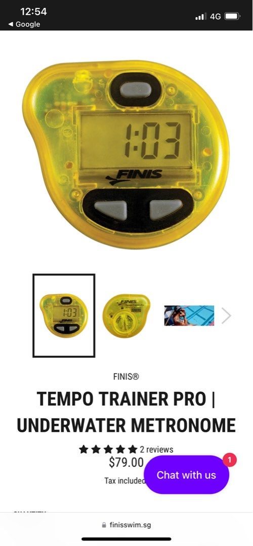 Finis Tempo Trainer Pro, Sports Equipment, Other Sports Equipment and ...